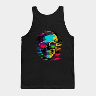 Colorful skull Tank Top